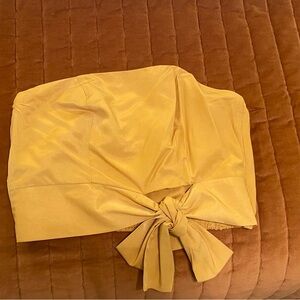 MINKPINK Toe Front Strapless Crop Top